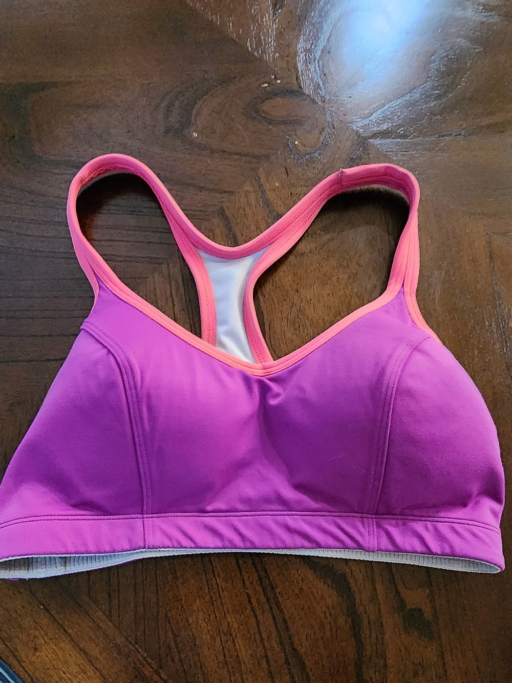 Champion Pink and Purple Racerback Sports Bra
